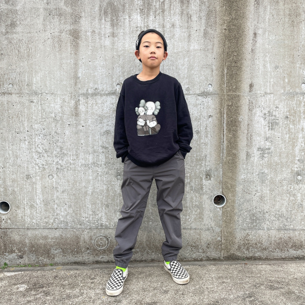 ストレッチウォームイージージョガーパンツ」の着用コーディネート