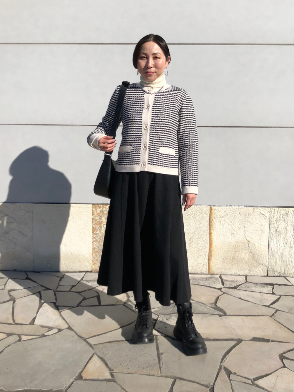 フーディ×スカートコーデ Aoi｜FOLLOWINのスカートを使ったコーディネート - WEAR