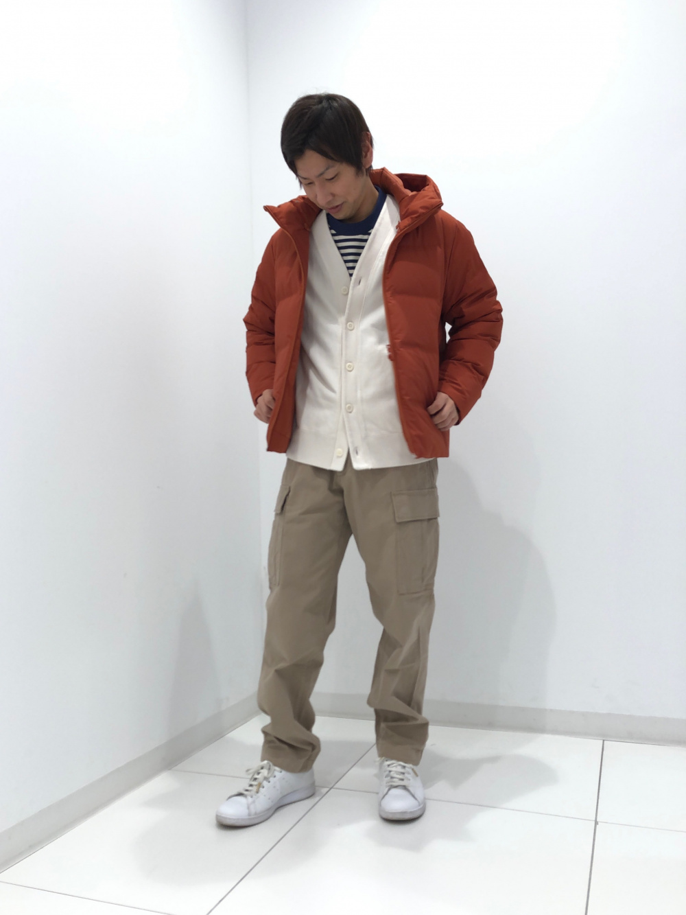 シームレスダウンパーカ/3Dカット」の着用コーディネート| ユニクロ公式