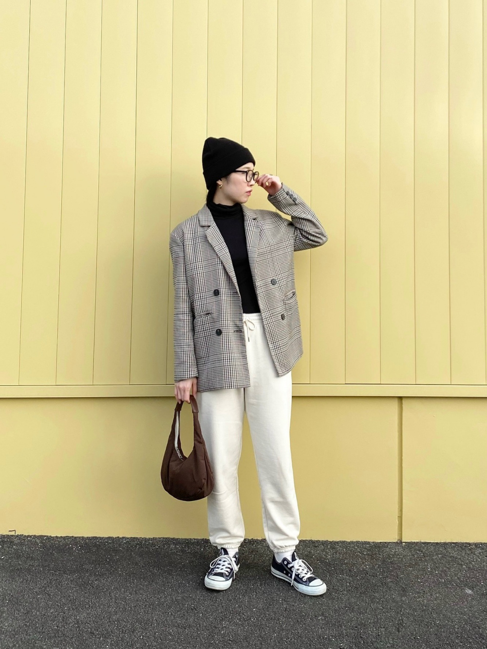 Check styling ideas for「Sweatpants、PUFFTECH Short Blouson (HEATTECH,  Relaxed Fit)」