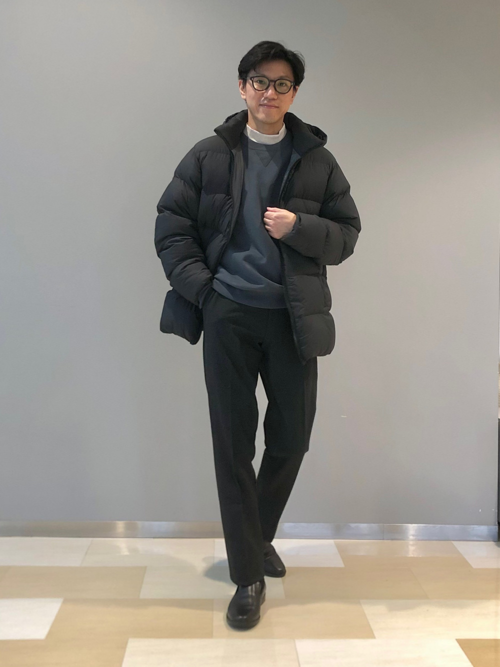 パウダーソフトダウンジャケット(NANODESIGN)、ワイドフィット