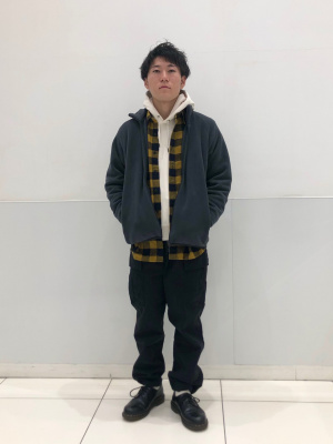 専用　購入拒否。 ユニクロ公式 | フランネルチェックシャツ（ボタンダウンカラー・長袖）