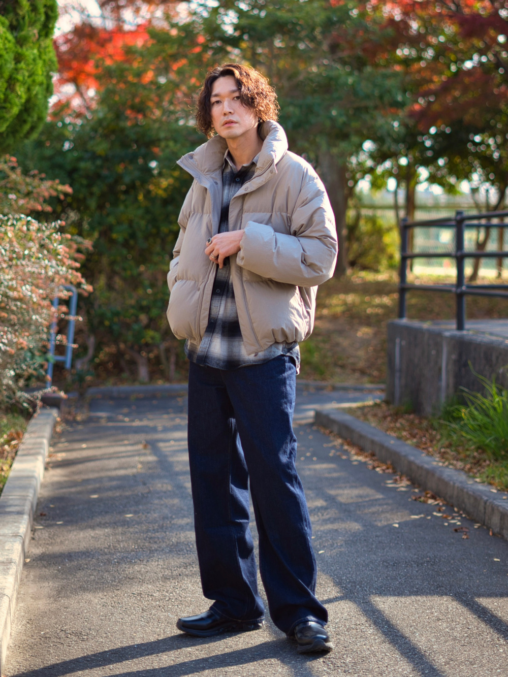 完売品✨UNIQLO U パテッドボリュームジャケット M ナチュラル 中綿 