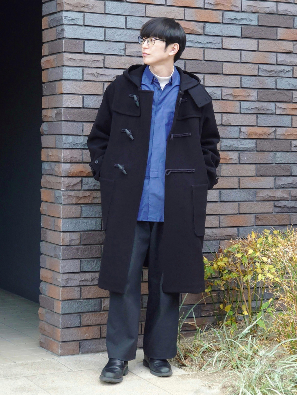 最終値下げユニクロプラスjウールオーバーサイズダッフルコート UNIQLO