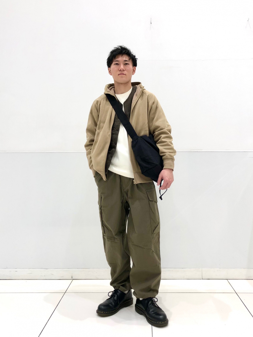 パフテックベスト/ヒートテック」の着用コーディネート