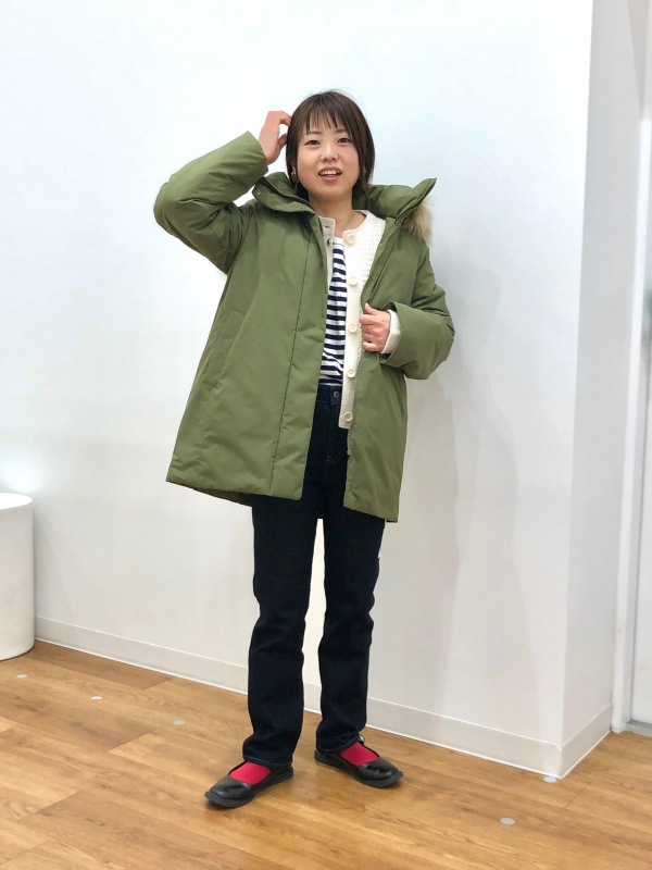 UNIQLO】ユニクロ ハイブリッドダウンコート レディースL