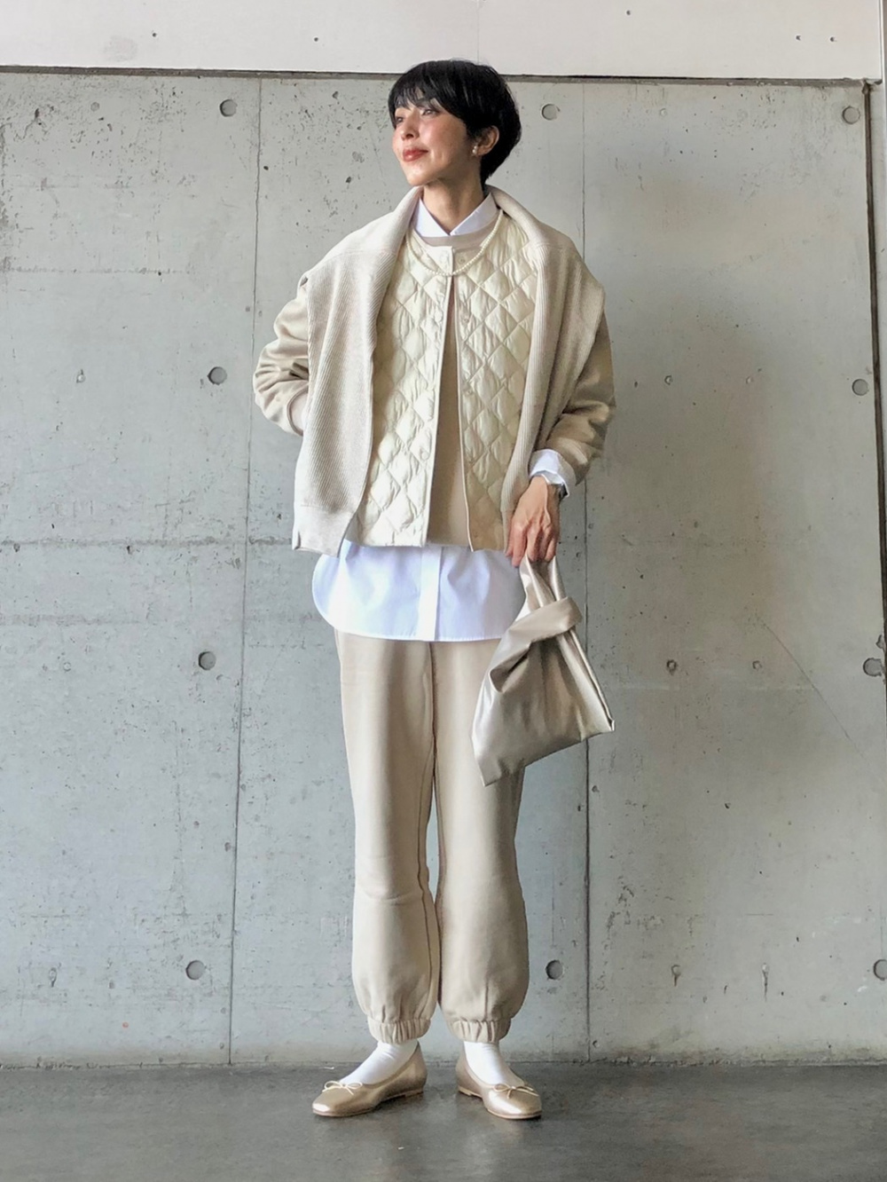 スウェットパンツ、ワッフルT」の着用コーディネート| ユニクロ公式
