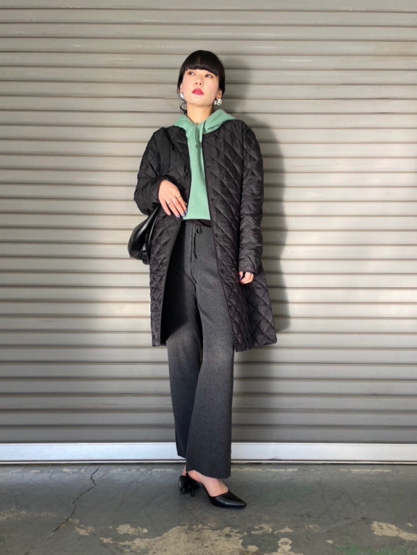UNIQLO ユニクロ パフテックキルティングコート M ブラック