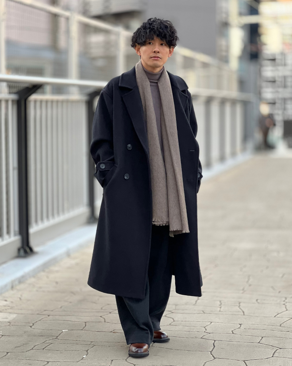 UNIQLO カシミヤブレンドストール ３５ブラウン UNIQLO カシミヤブレンドストール 35ブラウン UNIQLO秋冬新作】もう