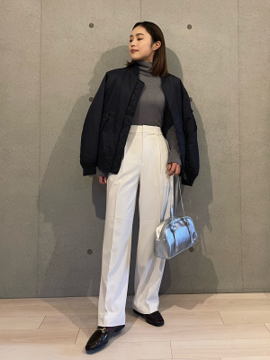 90s~00s OLD UNIQLO MA-1 フライトジャケット オフホワイト ユニクロ公式 | MA-1ブルゾン