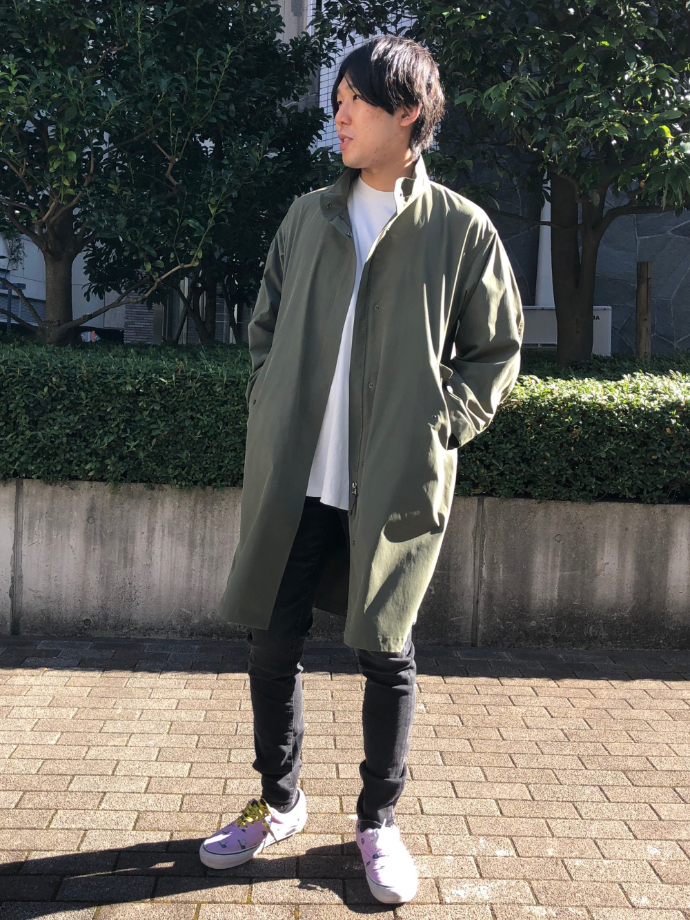 人気 ユニクロ モッズコート wear