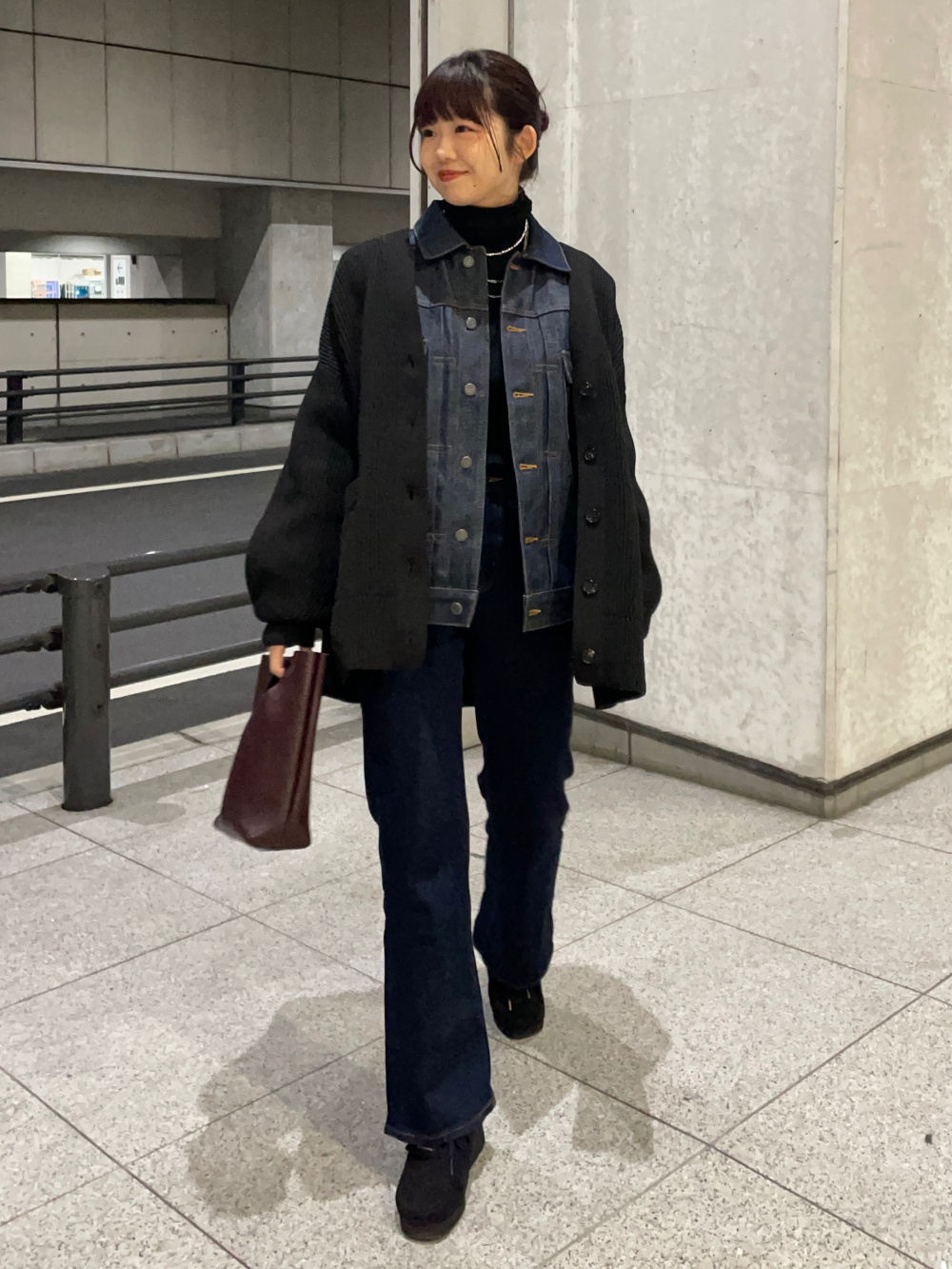 ユニクロ　ウルトラライトダウンリラックスコート M ブラック 中古・古着通販】UNIQLO (ユニクロ) ウルトラライトダウンリラックス