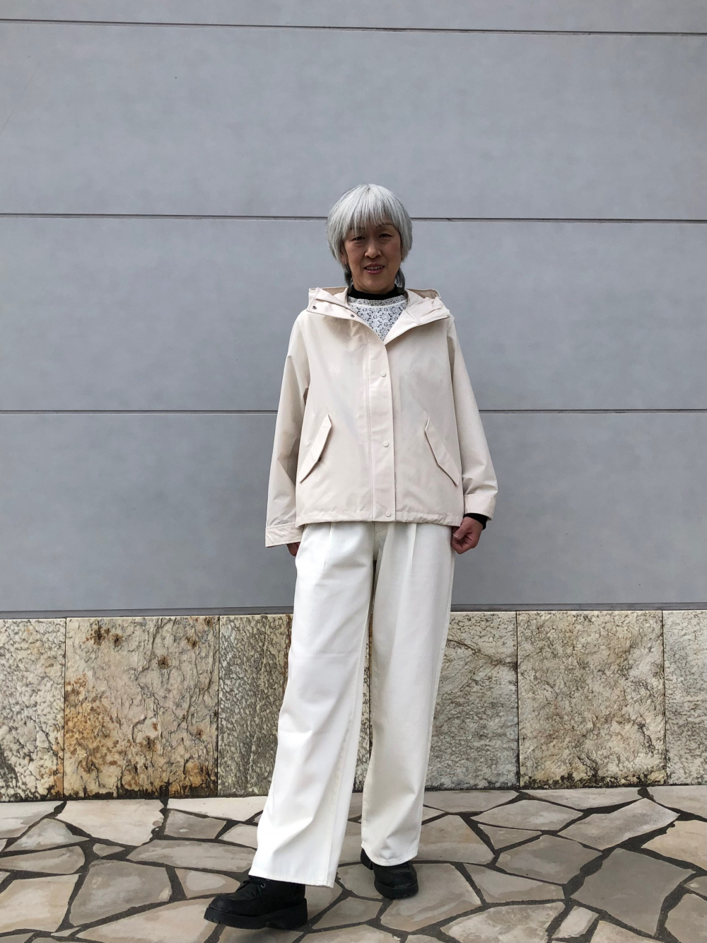 感動ジャケット、レースブラウス」の着用コーディネート| ユニクロ公式