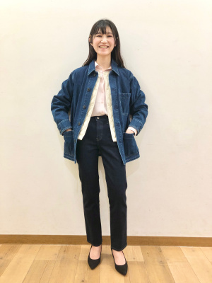 定価約6万 極美品✨ジョンブル ユーティリティジャケット デニム風 M