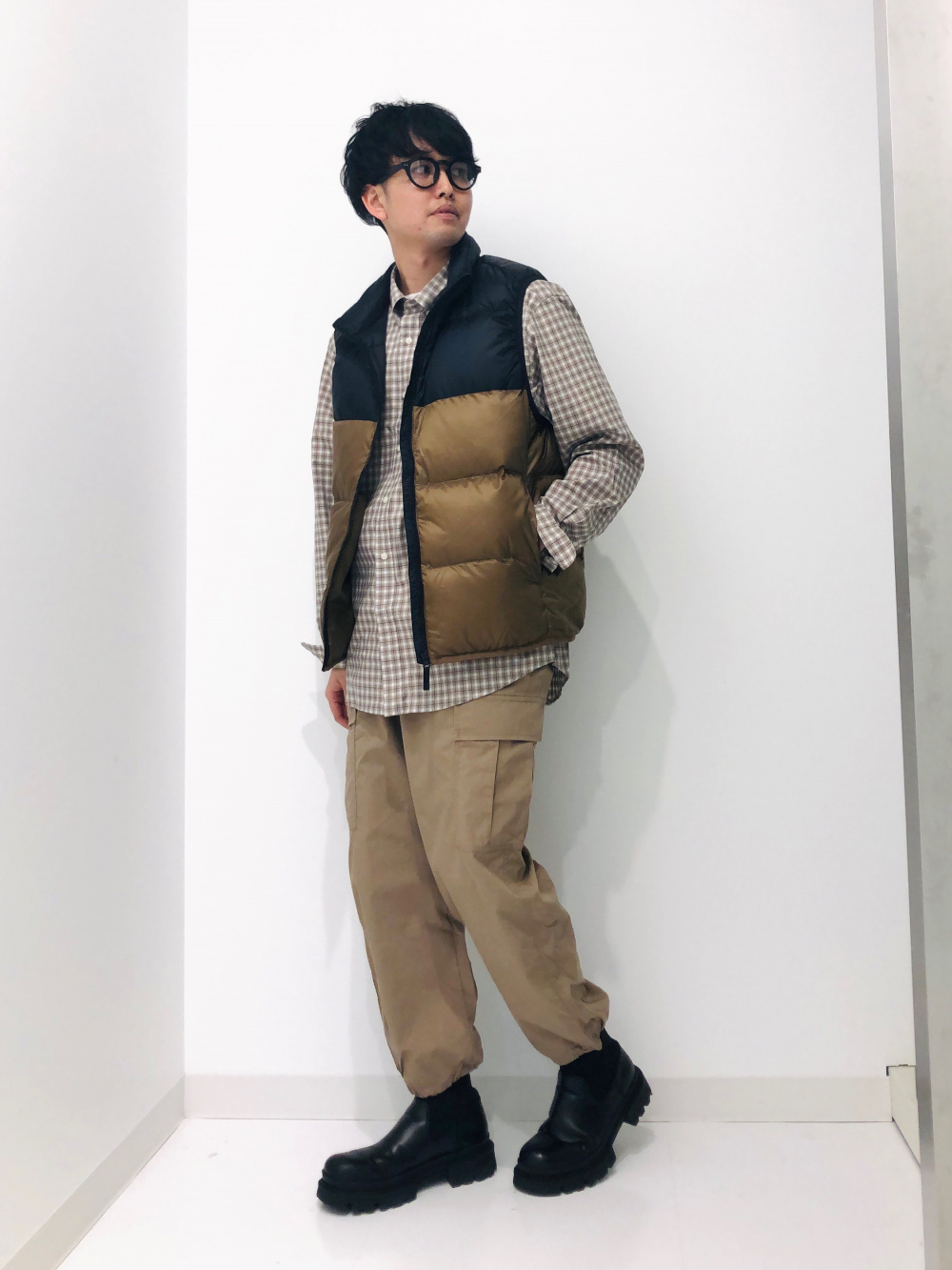 【WALDO】高周波キルトダウンベスト リーバーシブルダウンベスト【ブルー】
