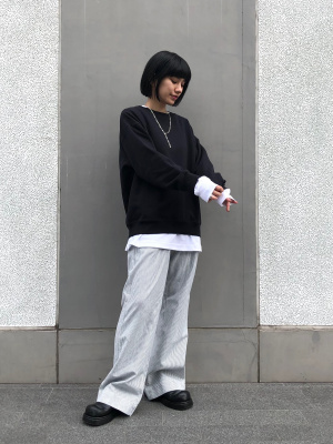ユニクロ公式 | コットンブレンドストレートパンツ
