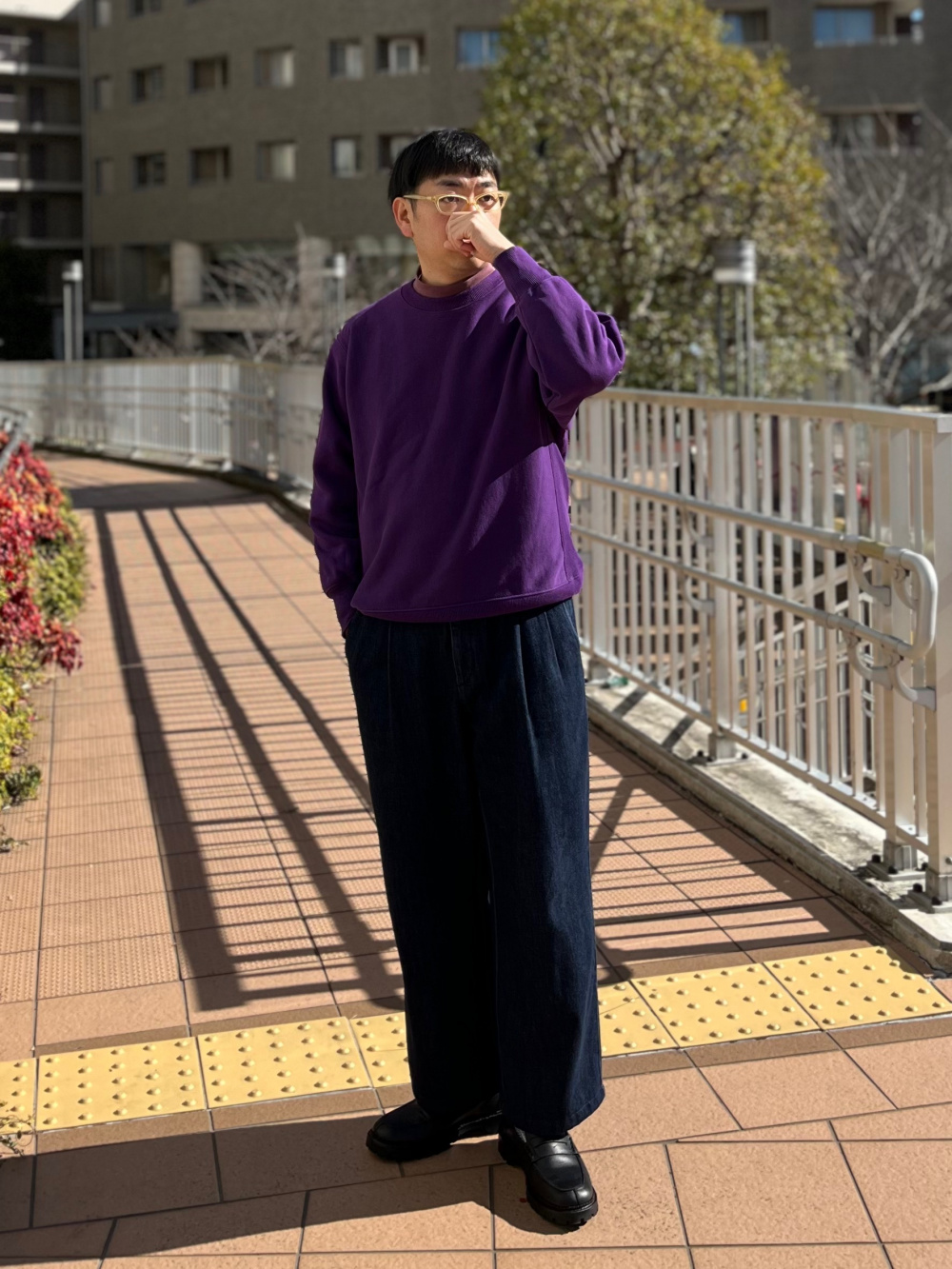 モックネックプルオーバー（長袖）、コンフォート2Bジャケット（ガン