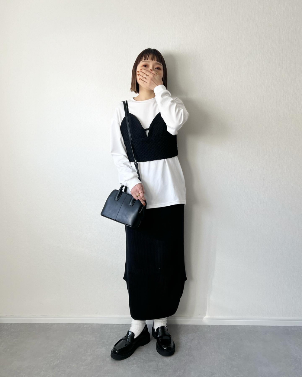 UNIQLOUミラノリブショートVネックカーディガン　BLACK Mサイズ UNIQLO U ミラノリブショートVネックカーディガン - メルカリ