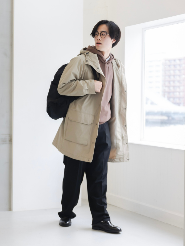ユニクロ公式 | ウィンドプルーフフーデッドコート