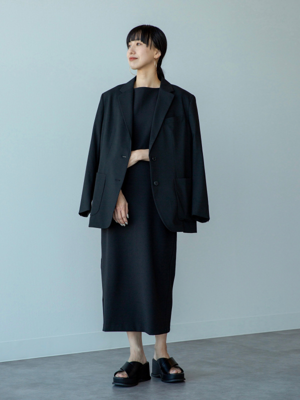 未使用】UNIQLO ユニクロ シー C クレープジャージーワンピース