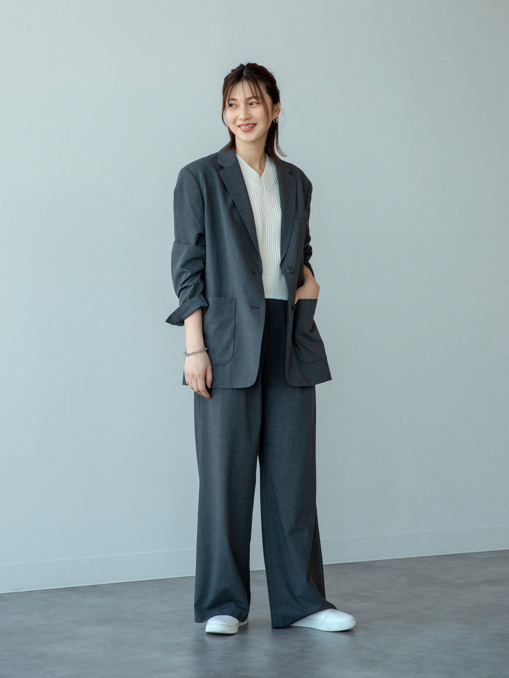 リラックステーラードジャケット」の着用コーディネート| ユニクロ公式