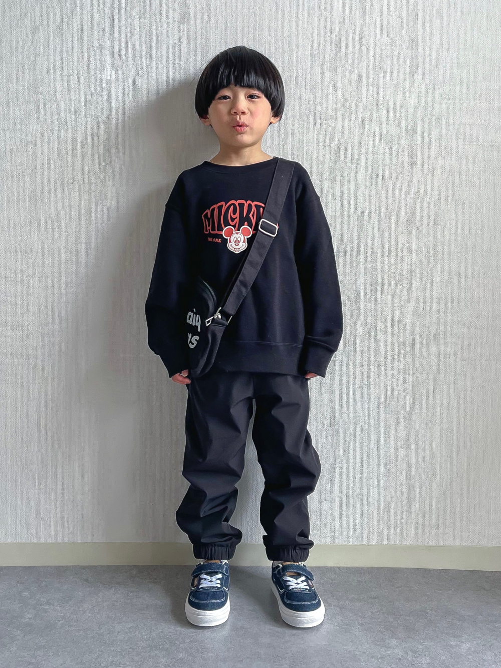 スビンプラチナムスムーステリー ジョガーパンツ ブラック | ＋CLOTHET ONLINE