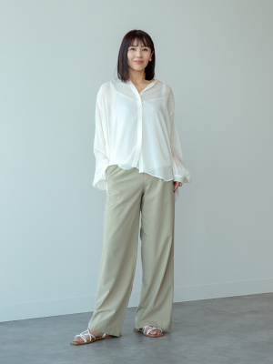 ユニクロ公式 | タックワイドストレートパンツ