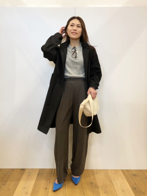 ユニクロ　ＸＳ新品未使用　2024モッズコート　オリーブ　短期10/31まで出品 ユニクロ XS新品未使用 2024モッズコート オリーブ 短期10/31