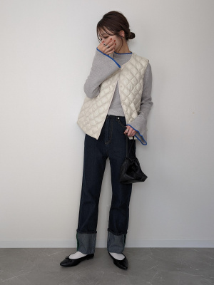 ユニクロ公式 | パフテックキルティングベスト/ウォームパデッド