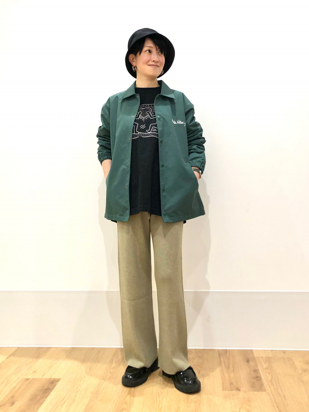 UNIQLO！キース・ヘリング サブウェイ・ドローイング コーチジャケット キース・ヘリング サブウェイ・ドローイング コーチジャケット