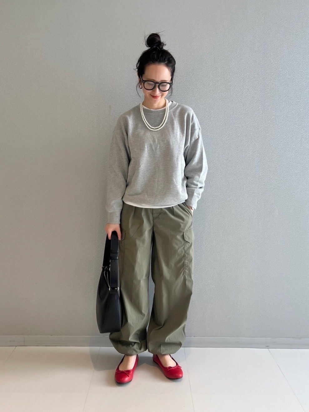 リネンブレンド♡ハイウェストカーゴパンツ つやつやサイドベルトカーゴパンツ | OLIVE des OLIVE(オリーブ