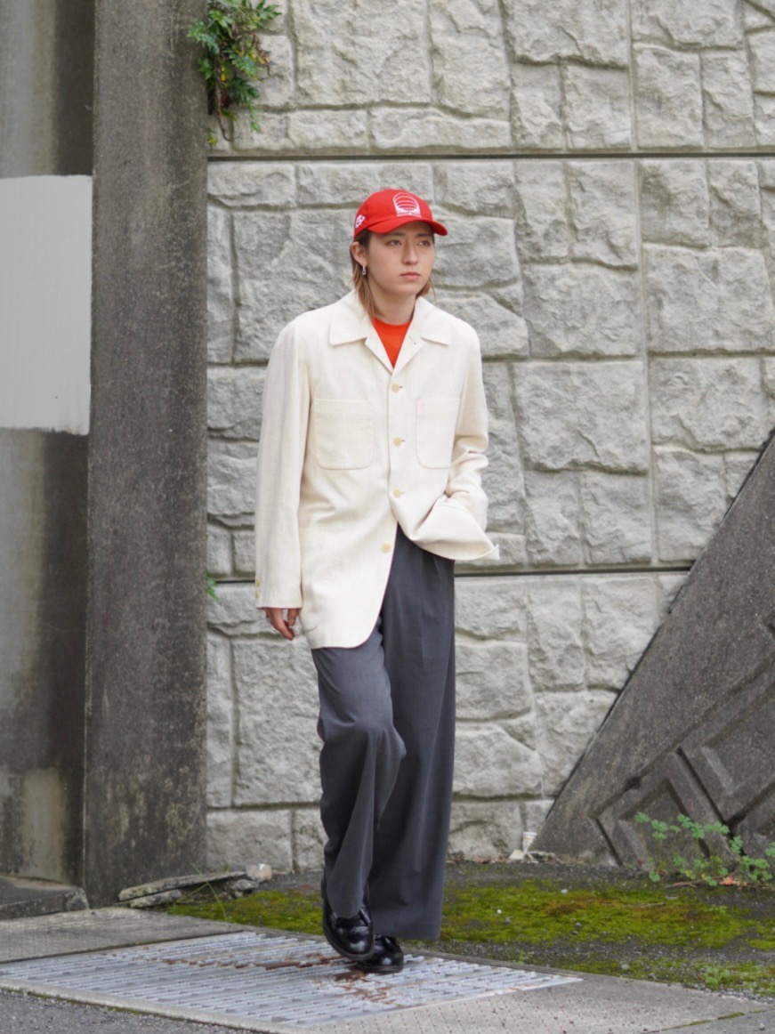 UNIQLO リラックスジャケット&タックワイドパンツ　セットアップ　Mサイズ リラックステーラードジャケット、タックワイドストレートパンツ