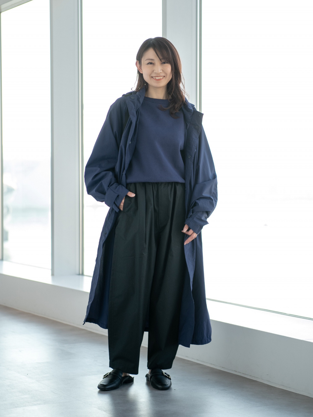 1回着用 美品 ユニクロ U ライトウェイトコート ブラック XXL UNIQLO - UNIQLO U ライトウェイトコート BLACK size Lの通販 by BLUE
