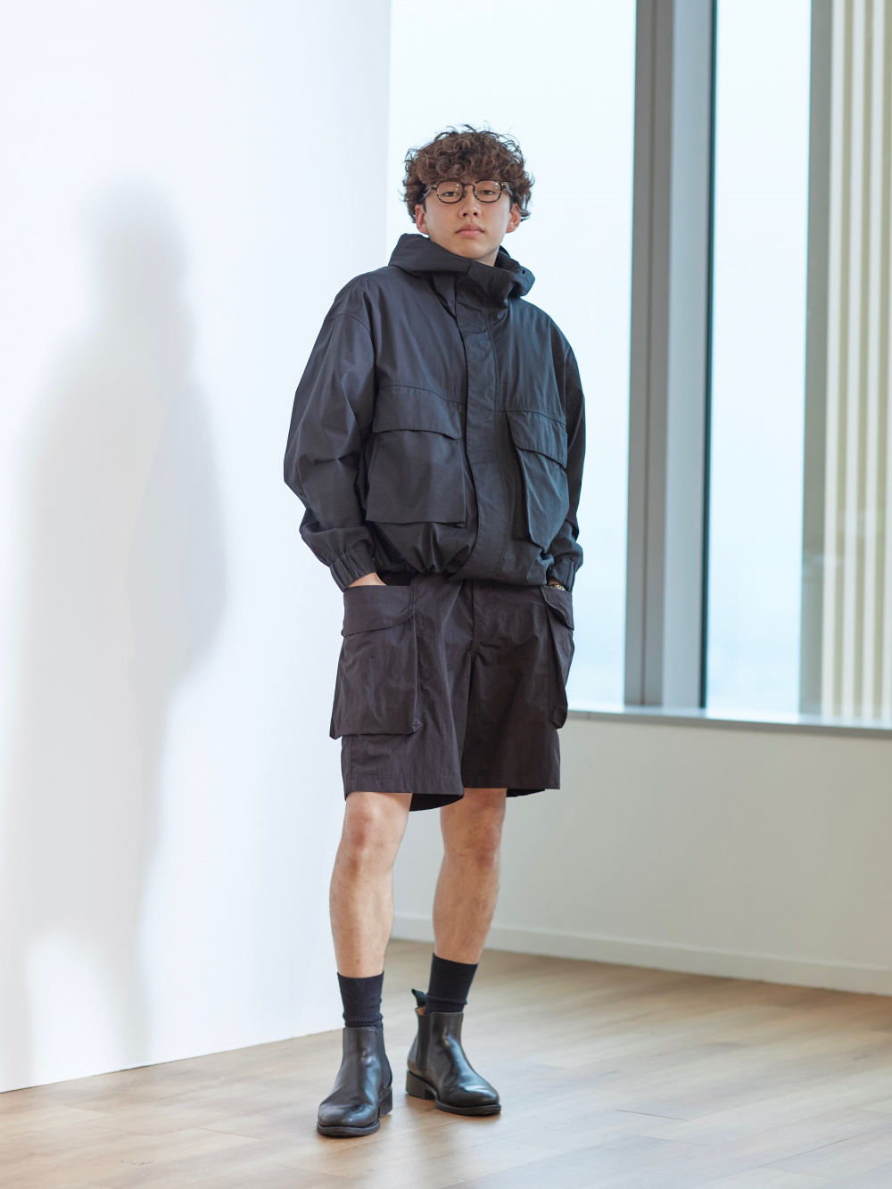UniqlotU ユニクロユー ユーティリティフーデッドジャケット ブラック ユニクロU】24年春夏新作、エディター的ベストアウター。オール