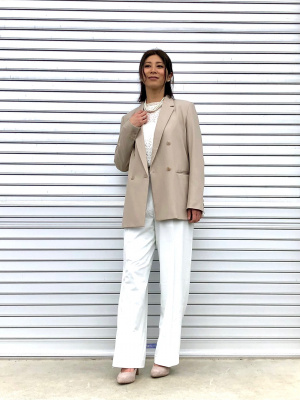 完売色⭐︎UNIQLO ユニクロ ダブルジャケット Mサイズ グレー