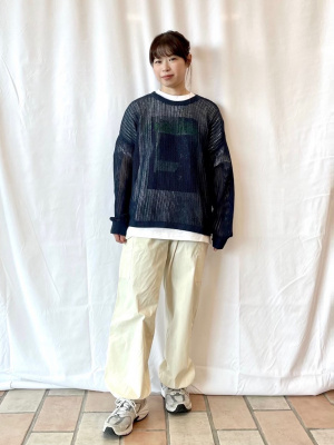 ユニクロ公式 | メッシュクルーネックセーター