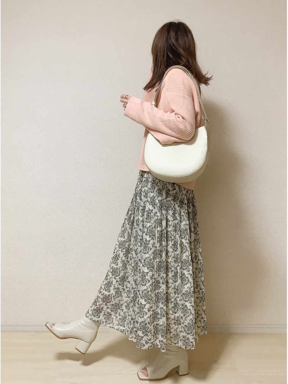 ダブルフェイスミドルコート（コントワーデコトニエ）、カシミヤモック