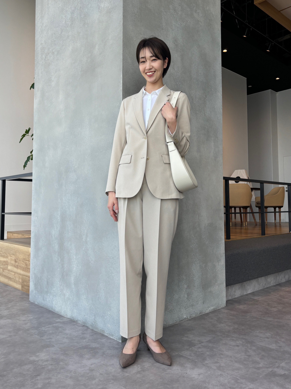 ユニクロスーツセット【感動スリムパンツ&感動ジャケット&レーヨンブラウス】 UNIQLO SLIM FITセットアップ ユニクロ 感動ジャケット 感動