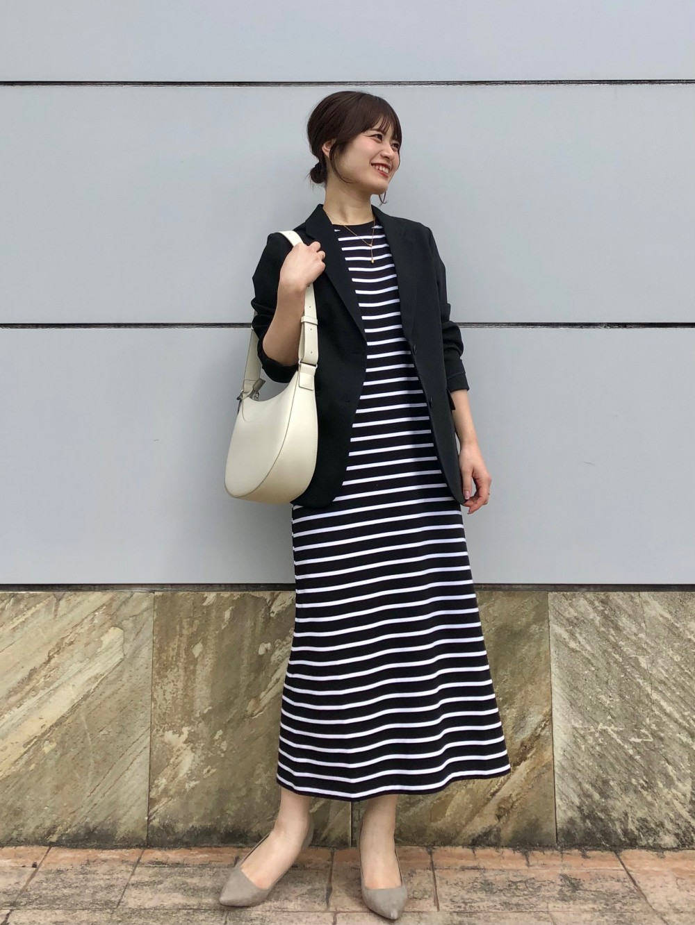 マメクロゴウチ エアリズムコットンブラワンピース ユニクロ 新品タグ