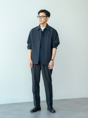 【新品】感動ジャケット&感動パンツ 現行モデル　L パンツ76 ネイビー 新品】感動ジャケット&感動パンツ 現行モデル L パンツ76