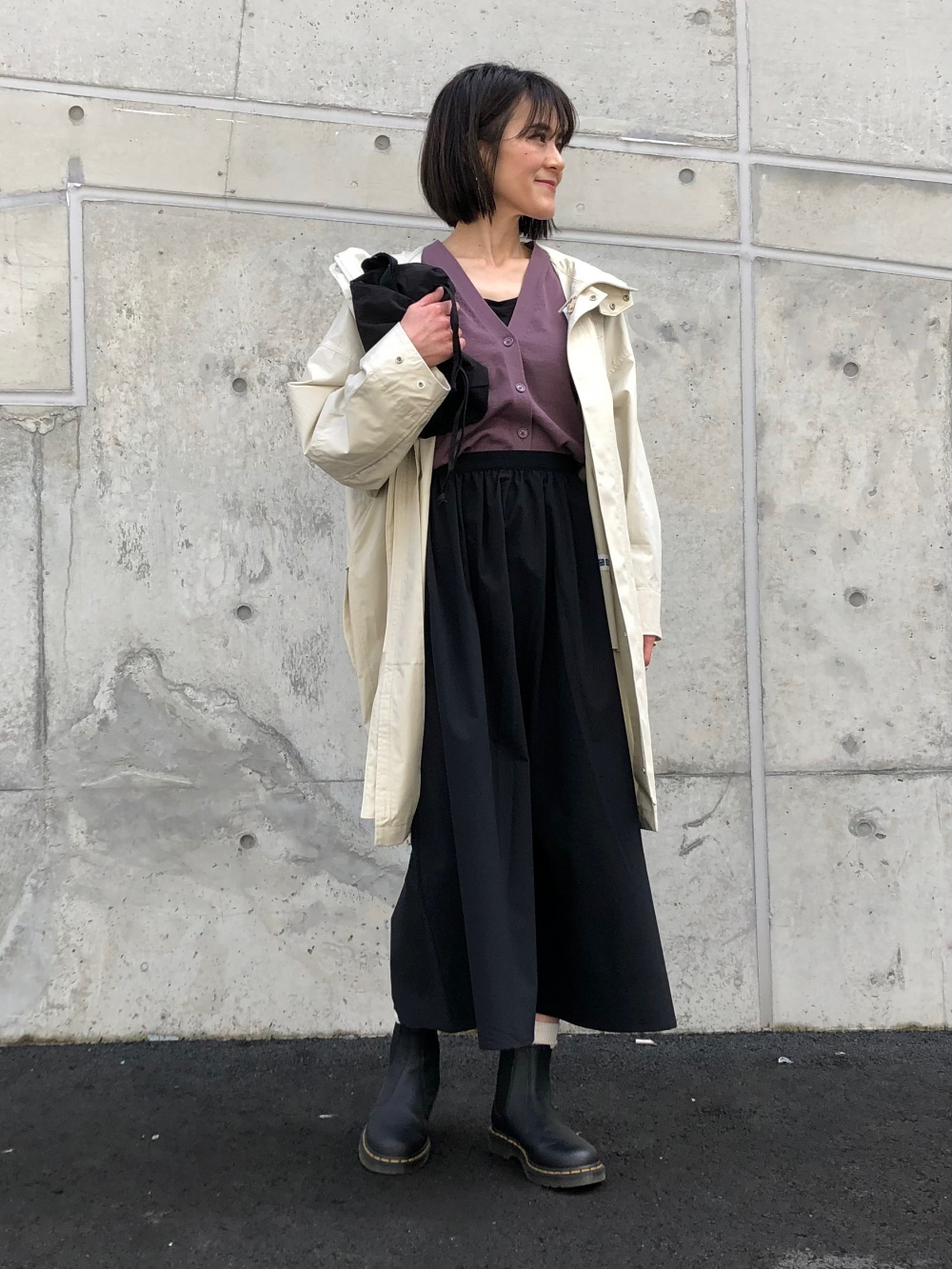 UNIQLO U ユーティリティフーデッドコート Black XL 希少　新品 ユニクロ公式 | フーデッドコート