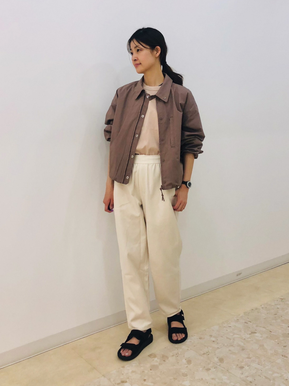 エアリズムコットンリラックスVネックTシャツ/5分袖、Vネック エアリズムコットンリラックスVネックTシャツ/5分袖、Vネック