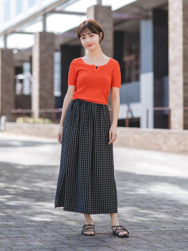 WOMEN'S GATHER LONG SKIRT | UNIQLO VN