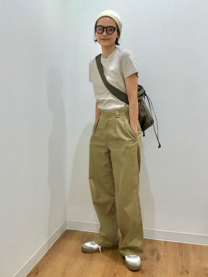 uniqlou 24ss タックワイドパンツ 73 ユニクロ公式 | タックワイドパンツ