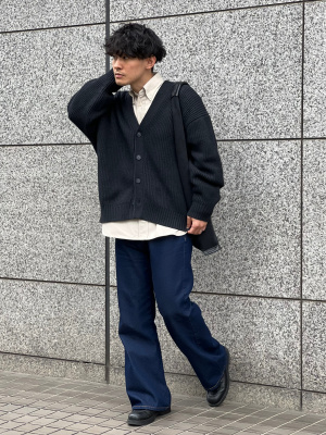ユニクロ公式 | ツイルオーバーサイズシャツ（長袖）(メンズ)