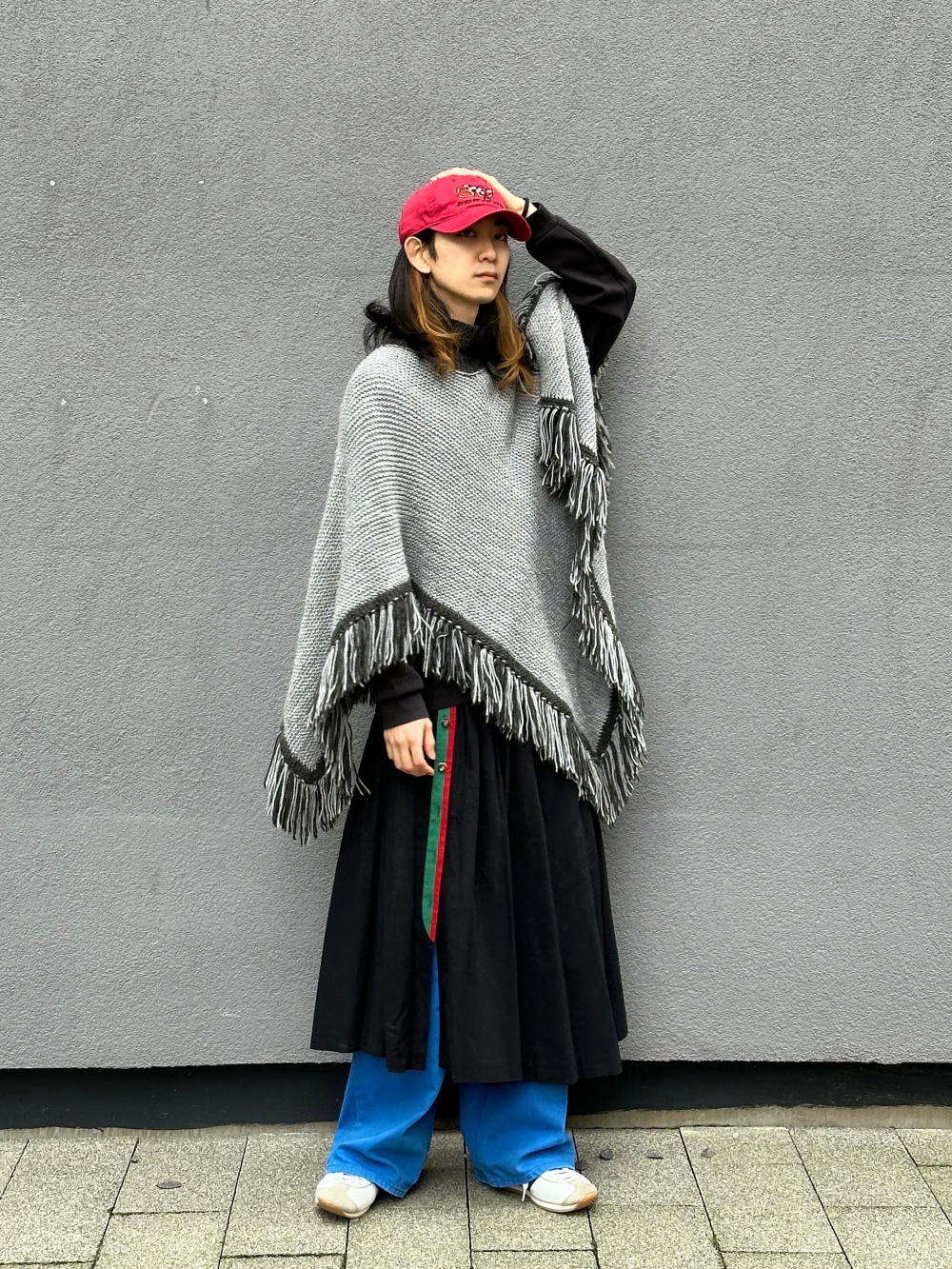 ブラッシュドジャージーモックネックTシャツ、ヒートテックボア