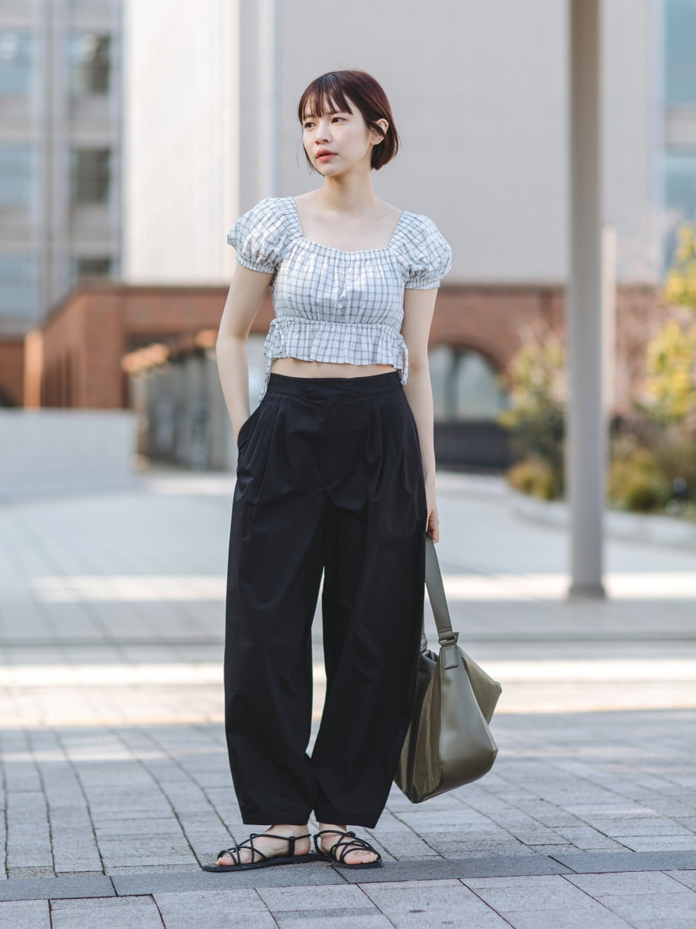 コットンバルーンパンツ」の着用コーディネート| ユニクロ公式 