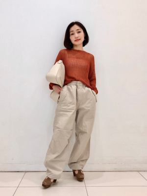PARACHUTE PANTS / D BROWN – SHISHIKUI