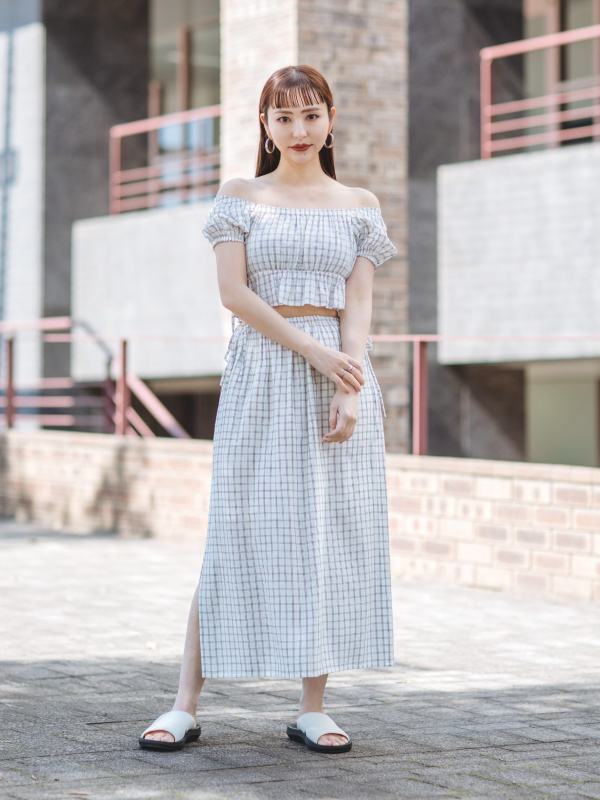 WOMEN'S GATHER LONG SKIRT | UNIQLO VN