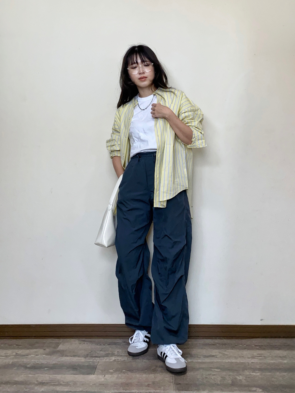 UNIQLO パラシュートパンツ　丈長め　Ｍ 2266686884.jpg?1752105455